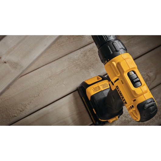 Speed setting feature of Lithium Ion  Compact drill driver .