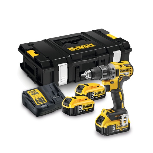 18V XR Brushless Perceuse visseuse 3x5,0Ah en ToughSystem