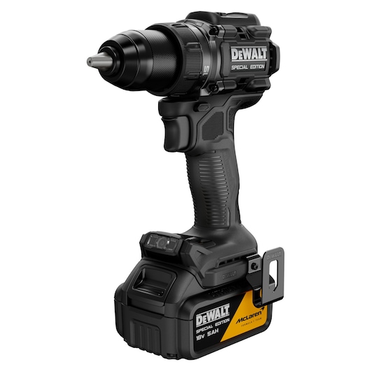DEWALT 18V cordless drill special edition for construction tasks, offers portability and efficiency.