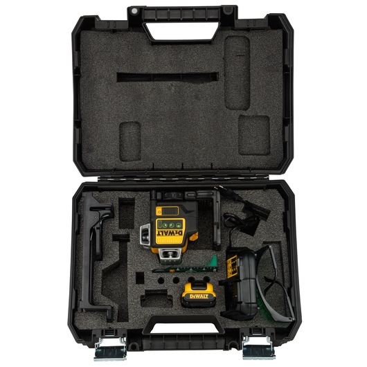 Laser 3x360° 10.8V 2Ah Li-Ion - faisceaux verts - coffret Laser 3x360° 10.8V 2Ah Li-Ion - faisceaux verts - coffret