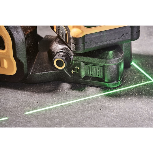12V/18V XR zelfnivellerende 3x360° laser (groen)