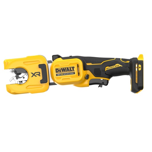 DEWALT 18V XR Brushless Copper Tubing Cutter bare unit left side view