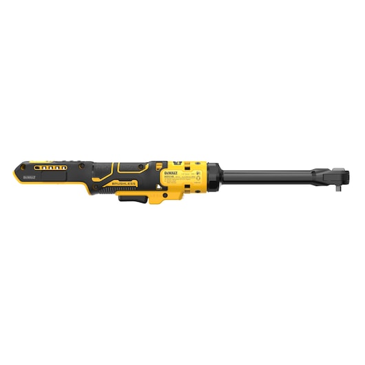 DEWALT 18V XR Brushless _� Extended Ratchet bare unit side view
