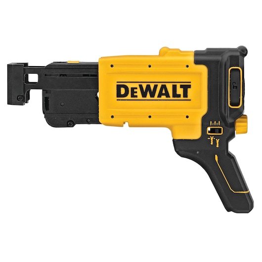 Collated drywall screw gun attachment. Collated drywall screw gun attachment.