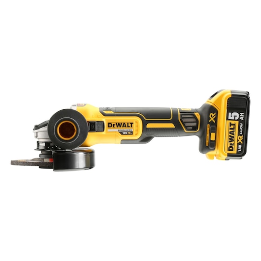 Meuleuse 125mm Brushless XR 18V 5Ah Li-Ion Meuleuse 125mm Brushless XR 18V 5Ah Li-Ion