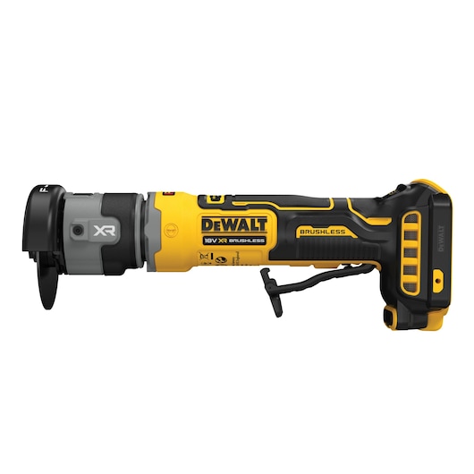 DEWALT 18V XR Compact ​76mm Cut-Off Tool front side view