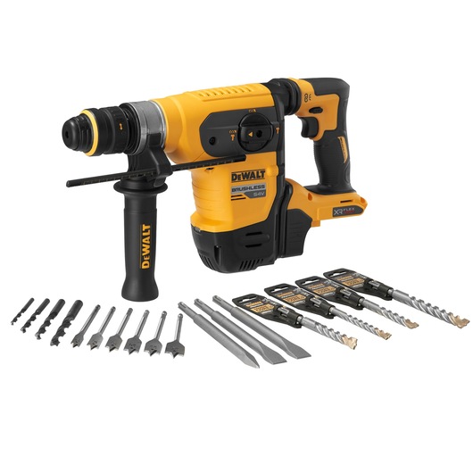 Perforateur SDS-plus XR FLEXVOLT 54V 32mm avec mandrin à connexion rapide Perforateur SDS-plus XR FLEXVOLT 54V 32mm avec mandrin à connexion rapide