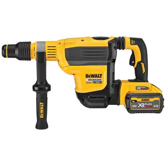 Profile of brushless, cordless SDS MAX combination rotary hammer