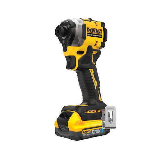 18V XR Brushless Impact Driver 3/4 right view