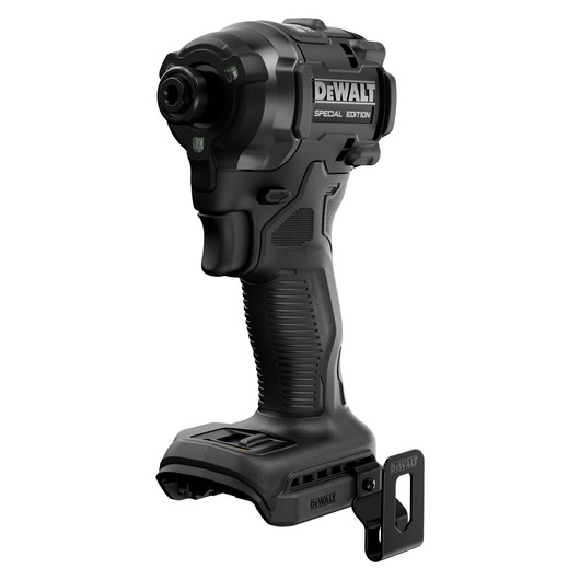 Greyscale render of  bare unit DEWALT x McLaren F1 Team 18V XR Special Edition Compact Impact Driver