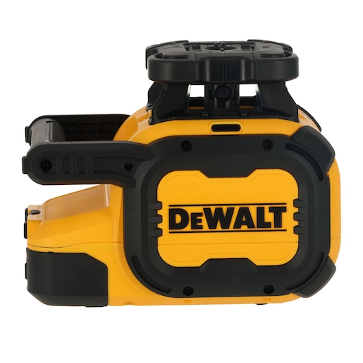 Alkaline rotary red beam laser