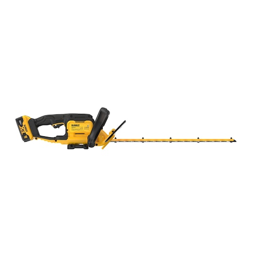 18V XR Hedge Trimmer - with 5AH battery right side view