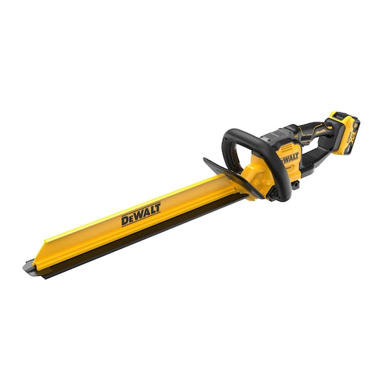 DEWALT 18V XR Brushless Hedge Trimmer with 5Ah battery  
