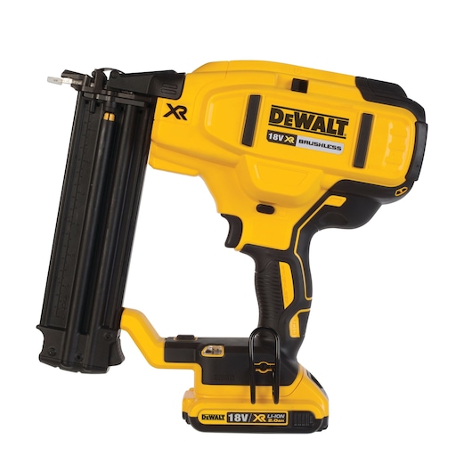 FR 18V XR Li-Ion Brushless 18Ga Finish Nailer 2.0Ah Kit FR 18V XR Li-Ion Brushless 18Ga Finish Nailer 2.0Ah Kit