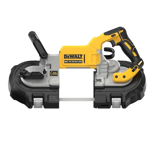 DEWALT 18V XR Brushless Deep Cut Band Saw front view