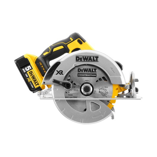 18V XR Brushless Scie circulaire 2x 5,0Ah en coffret TSTAK