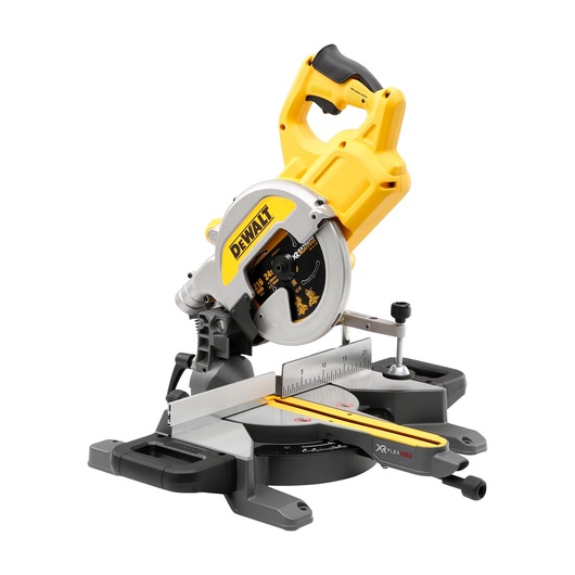 54V XR FLEXVOLT 216mm Cordless Mitre Saw 3/4 View