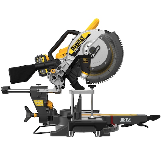 54V XR FLEXVOLT 305MM MITRE SAW RIGHT SIDE  VIEW