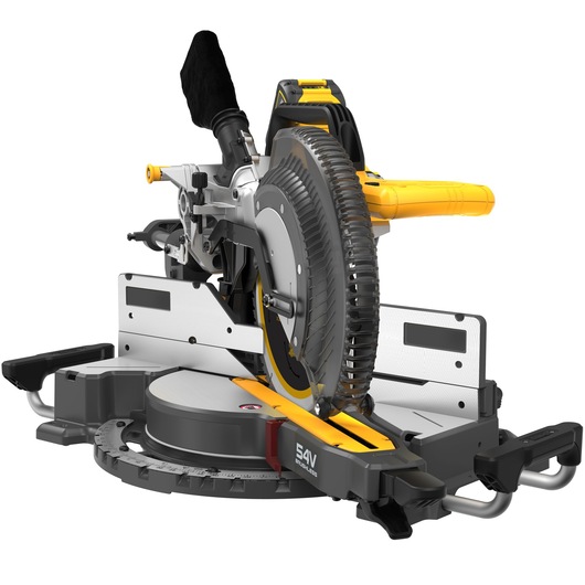 54V XR FLEXVOLT 305MM MITRE SAW FRONT 3/4 ALTERNATIVE VIEW