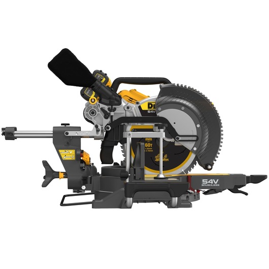 54V XR FLEXVOLT 305MM MITRE SAW RIGHT SIDE ALTERNATIVE VIEW