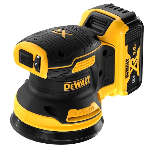 18V XR FLEXVOLT BRUSHLESS 125MM excentrische schuurmachine