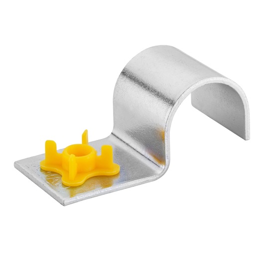 100 x 16mm Metal Conduit Clip (with flower) 100 x 16mm Metal Conduit Clip (with flower)