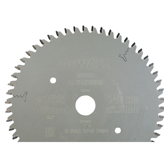 Extreme Workshop Circular Saw Blade engraved detail