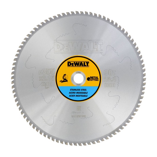 CZB Inox/RVS Stationair 355x25.4x90T 1.75/2.15 MTCG+R +10° CZB Inox/RVS Stationair 355x25.4x90T 1.75/2.15 MTCG+R +10°