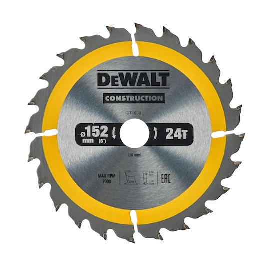 CZB 152x20x24t, positief 10°, kerf 2,5mm CZB 152x20x24t, positief 10°, kerf 2,5mm