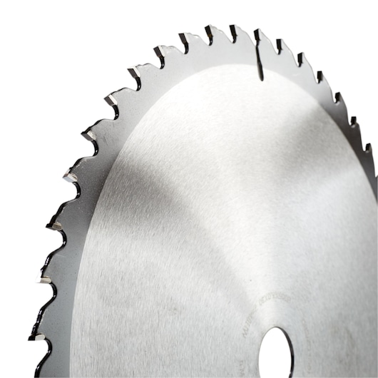 Stationary Construction Circular Saw Blade back of blade view