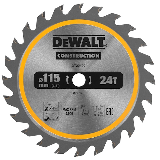 CZB 115x10x24t, positief 24°, kerf 1,65mm (DCS571)