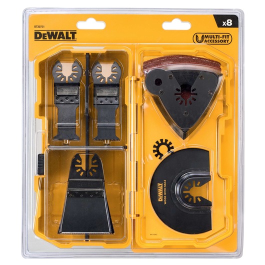 Set de 8 scies avec papier ponçage DT20700, DT20701, DT20704, DT20705, DT20710, Schuurpapier x 3 Set de 8 scies avec papier ponçage DT20700, DT20701, DT20704, DT20705, DT20710, Schuurpapier x 3