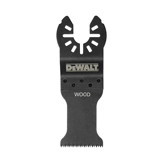 front view of DEWALT 30 X 43mm Oscillating blades accessory out of pack