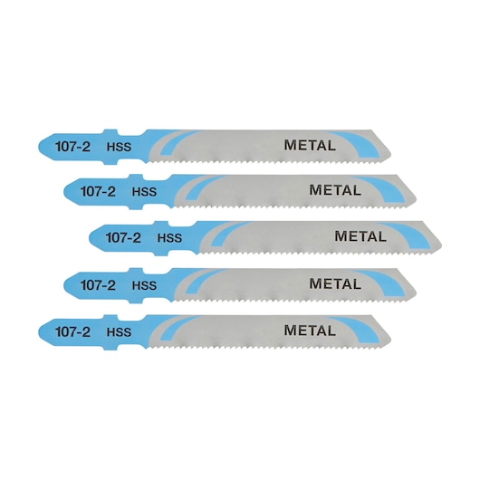 Decoupeerzaagblad HSS voor metaal en non-ferro <4mm (T118A)