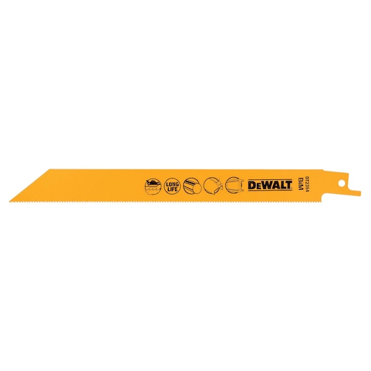 Reciprozaagblad BiM 203x1,4mm plaatmetaal tot 3mm Reciprozaagblad BiM 203x1,4mm plaatmetaal tot 3mm