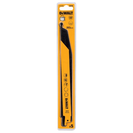 Reciprozaagblad BiM 203x1,4mm plaatmetaal tot 3mm Reciprozaagblad BiM 203x1,4mm plaatmetaal tot 3mm