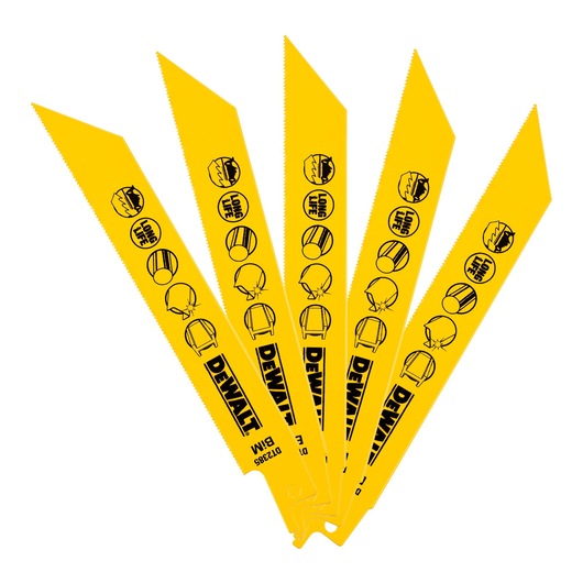 Lames récipro BiM 152mm métal <1.5mm Lames récipro BiM 152mm métal <1.5mm