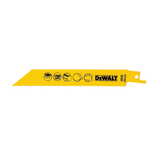 Lames récipro BiM 152mm métal <1.5mm Lames récipro BiM 152mm métal <1.5mm