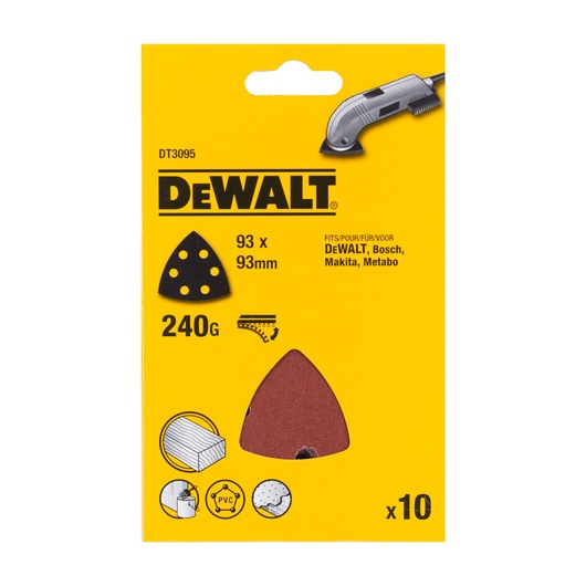 Abras Delta 93x93mm (D26430) - 6 trous, 240G Abras Delta 93x93mm (D26430) - 6 trous, 240G
