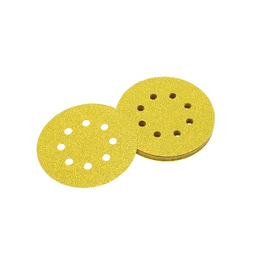 Disques abrasifs velcro Ø125mm (D26453) - 8 trous, 40G