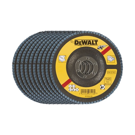 Lamellen schuurschijf gebogen, Ø115mm, K60 Lamellen schuurschijf gebogen, Ø115mm, K60