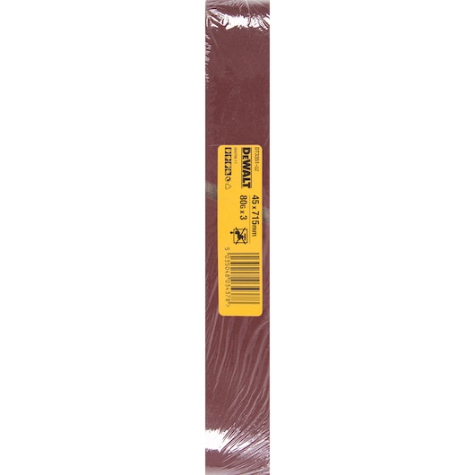 Bandes abrasives 715x45mm (DW755), G80 Bandes abrasives 715x45mm (DW755), G80