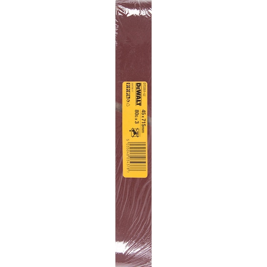 Bandes abrasives 715x45mm (DW755), G80