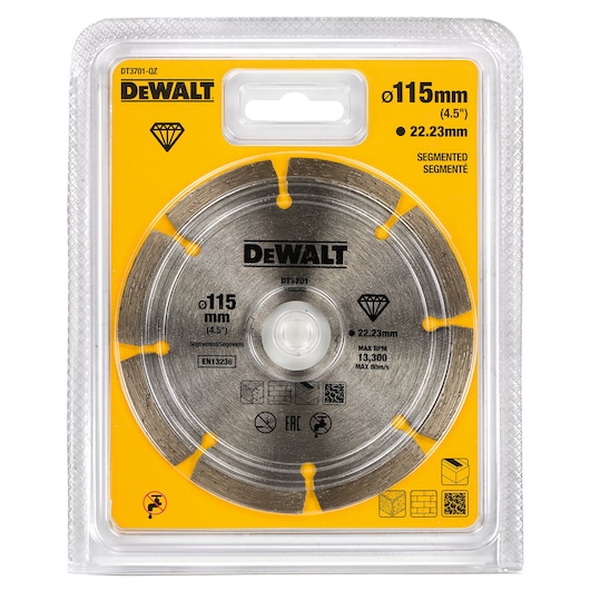 Disque diamant segmenté Ø115mm universel Disque diamant segmenté Ø115mm universel