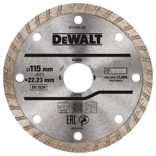 115x22.23mm Turbo Diamond Wheel 115x22.23mm Turbo Diamond Wheel
