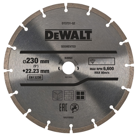 230x22.23mm Segmented Diamond Wheel 230x22.23mm Segmented Diamond Wheel