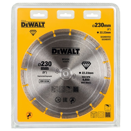Disque diamant segmenté Ø230mm universel Disque diamant segmenté Ø230mm universel
