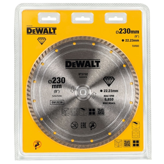 Disque diamant "Turbo" Ø230mm Disque diamant "Turbo" Ø230mm