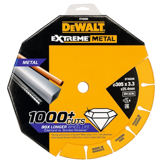 EXTREME METAL doorslijpschijf metaal 300x25.4x3.3mm
