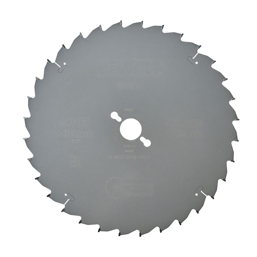 CZB 305x30x32t, wisseltand, negatief 5°, kerf 2,6mm